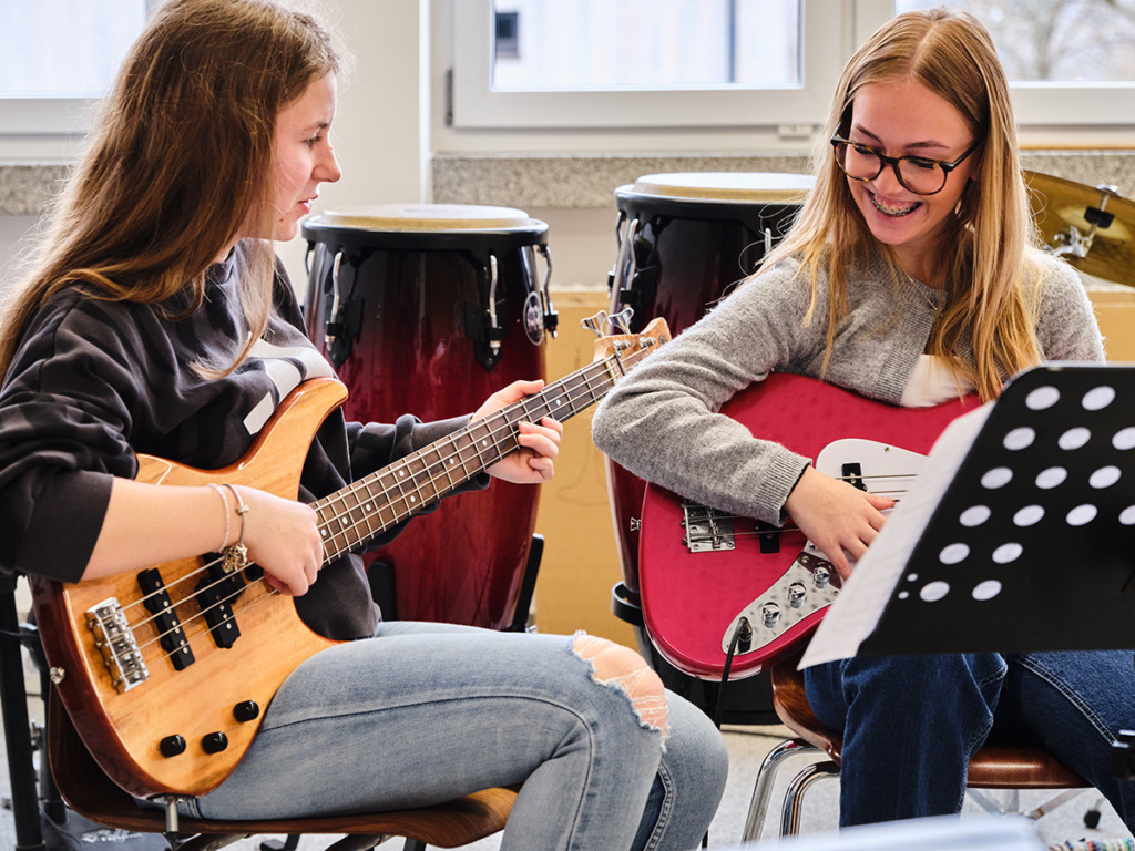 Leistungskurs Musik an der Sportmittelschule Hauzenberg