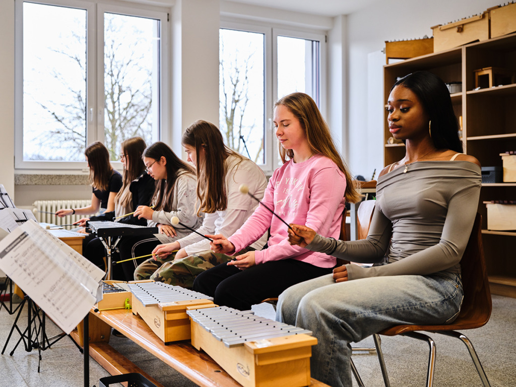 Leistungskurs Musik an der Sportmittelschule Hauzenberg