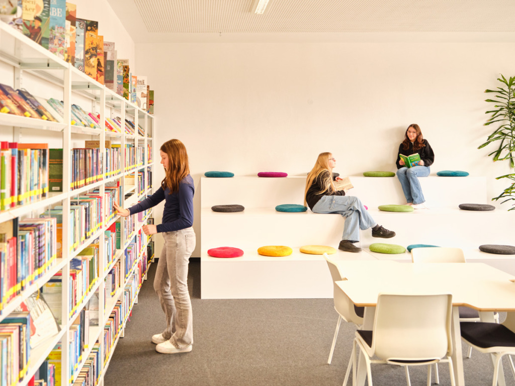 Die Mediathek der Sportmittelschule Hauzenberg