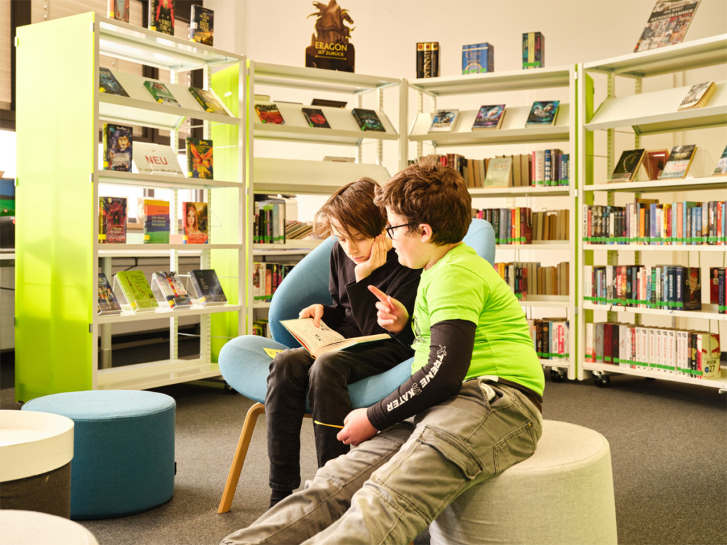 Die Mediathek der Sportmittelschule Hauzenberg