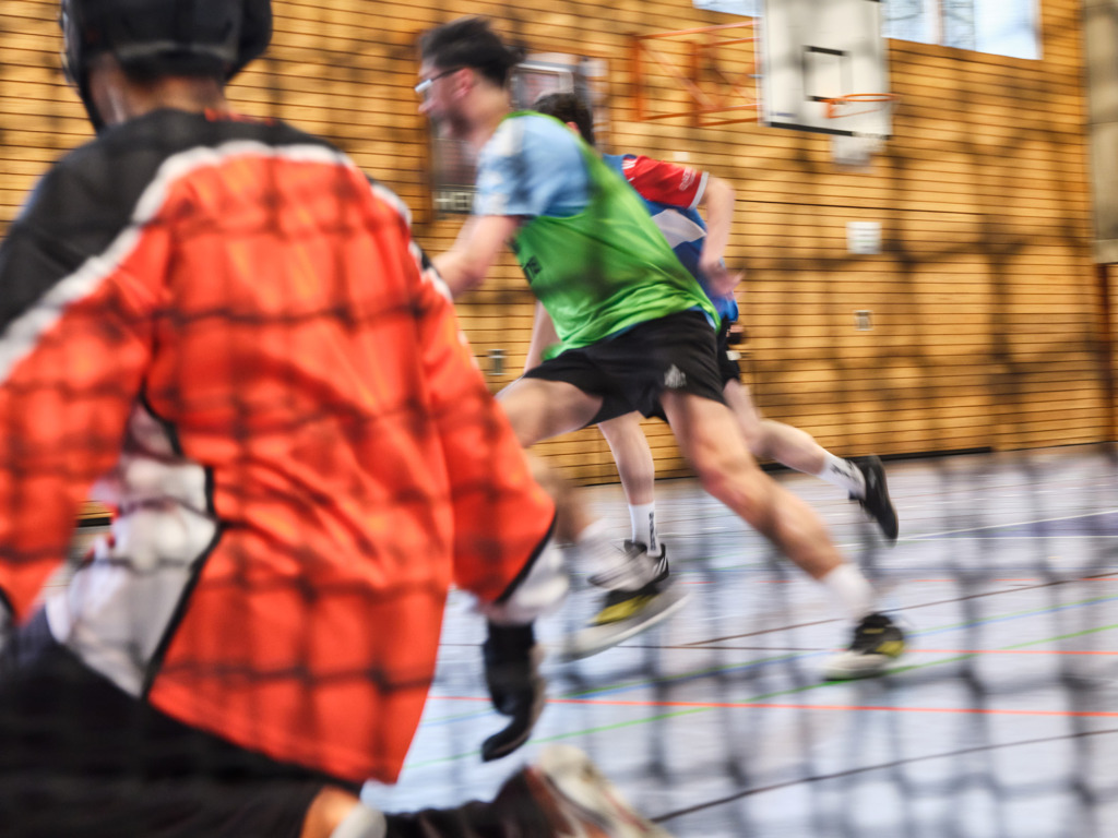 Hockey in der Dreifachturnhalle in Hauzenberg