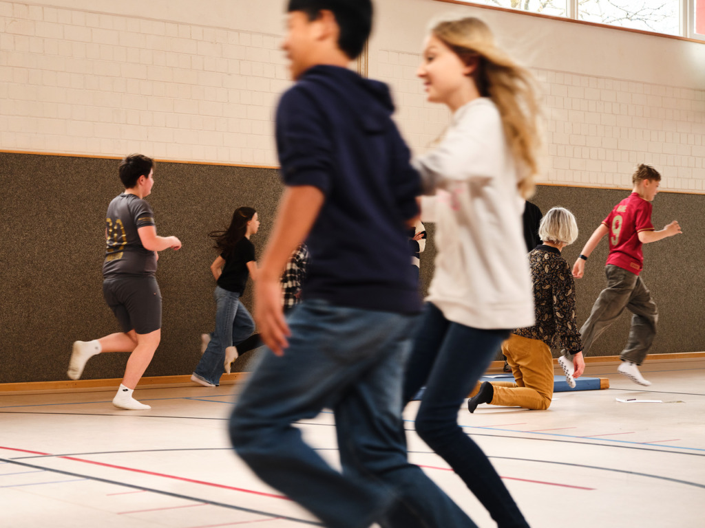 Koordinationsunterricht an der Sportmittelschule Hauzenberg