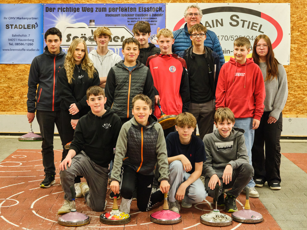Stockschießen an der Sportmittelschule Hauzenberg