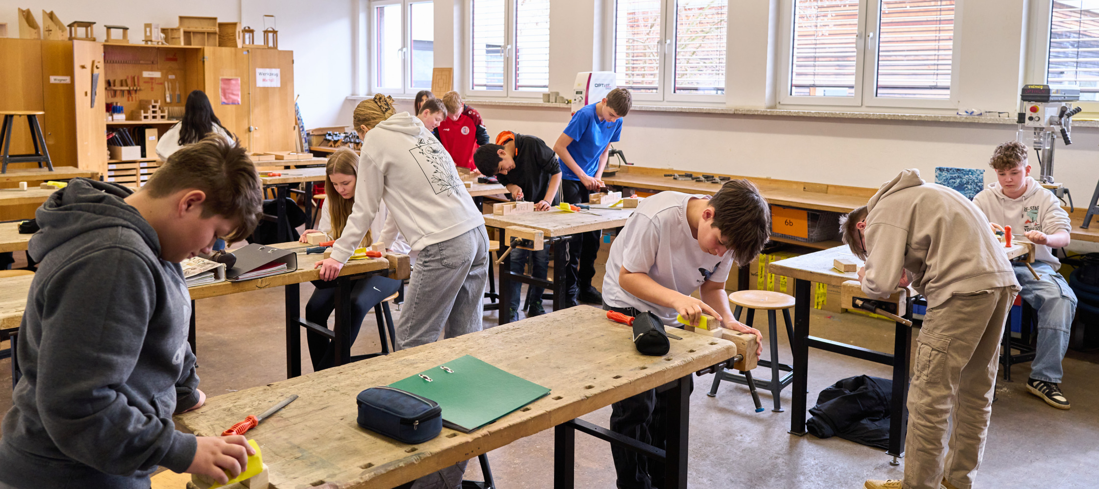 R-Klassen und M-Klassen der Sportmittelschule Hauzenberg