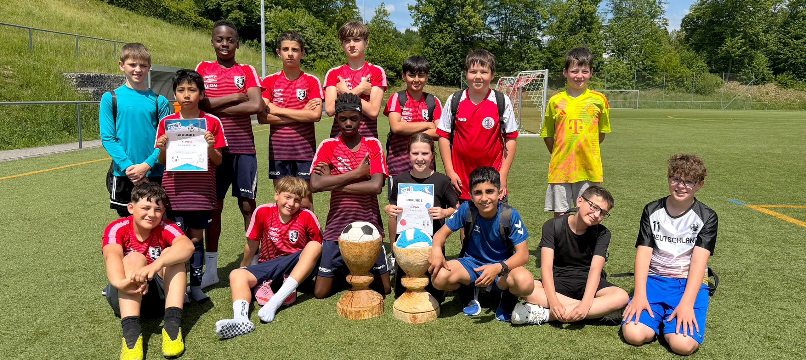Fuß- und Völkerballturnier der Sportmittelschule Hauzenberg